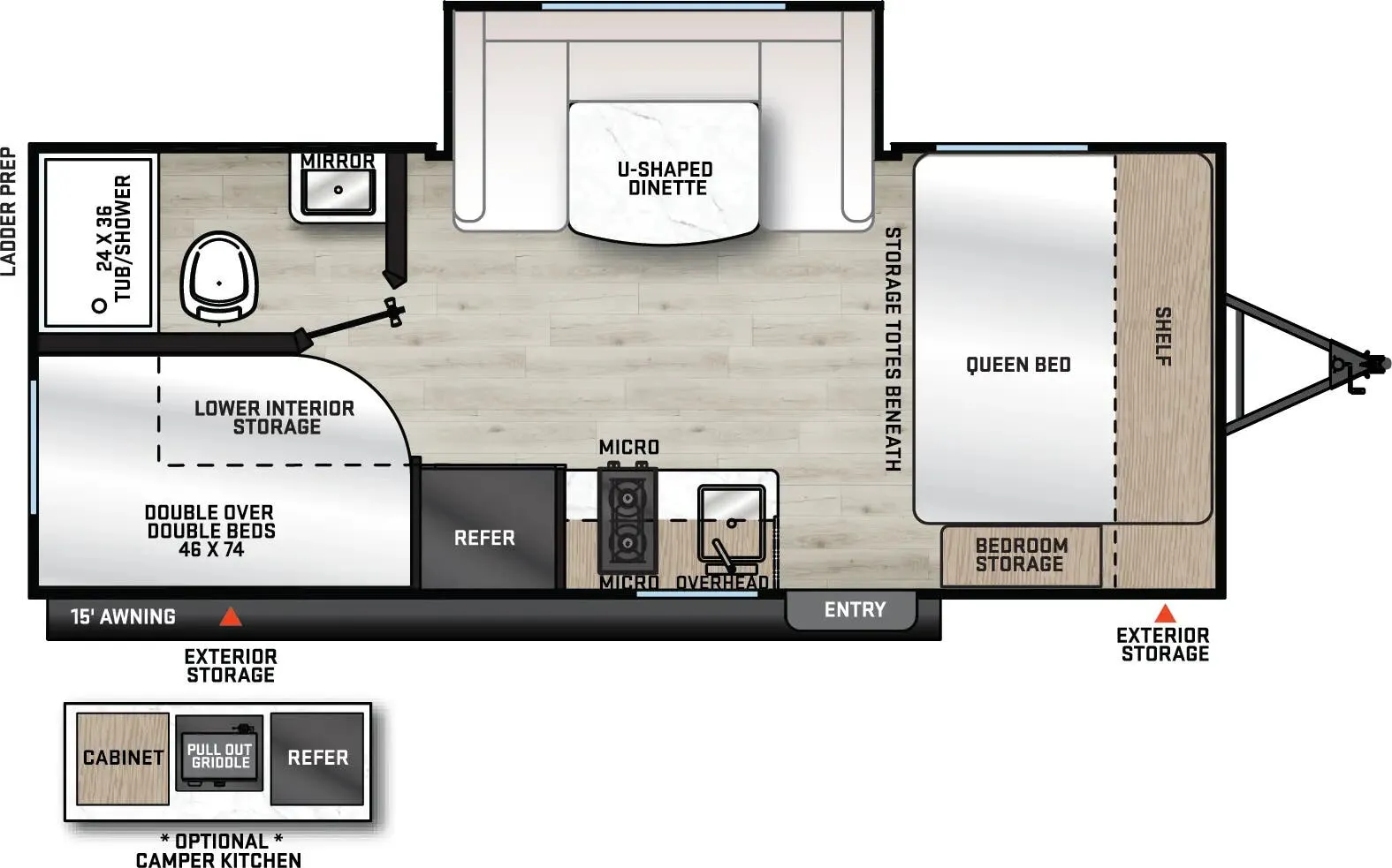 Coachmen Catalina Summit Series 7 7 184BHSX floor plan