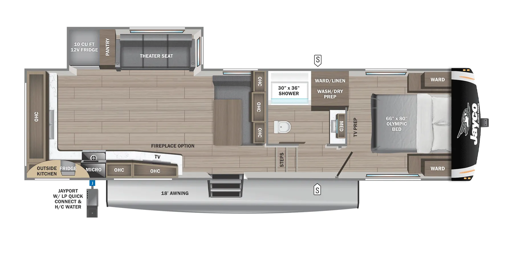 2025 Jayco Eagle HT 27MLC - Floor plan