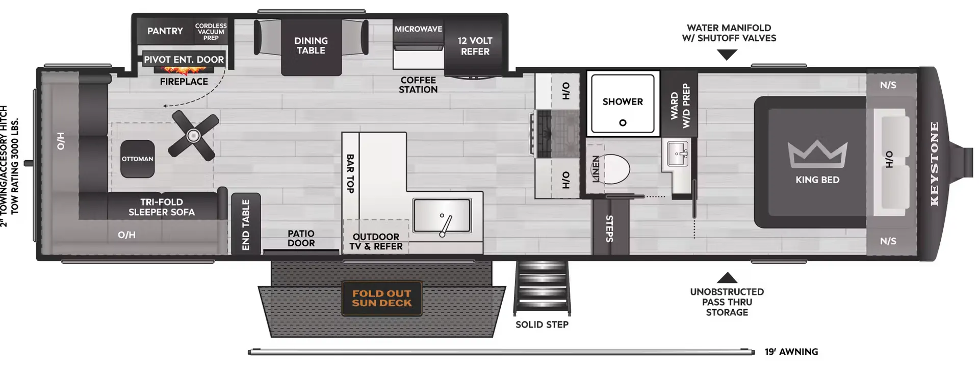 2026 Keystone RV Cougar 30REP - Floor plan