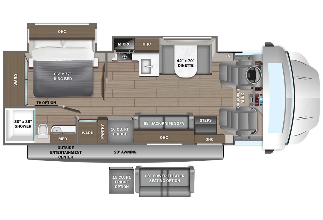 2025 Entegra Coach Esteem XL 32U - Floor plan