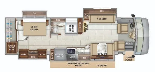Entegra Coach Reatta XL 37K floor plan