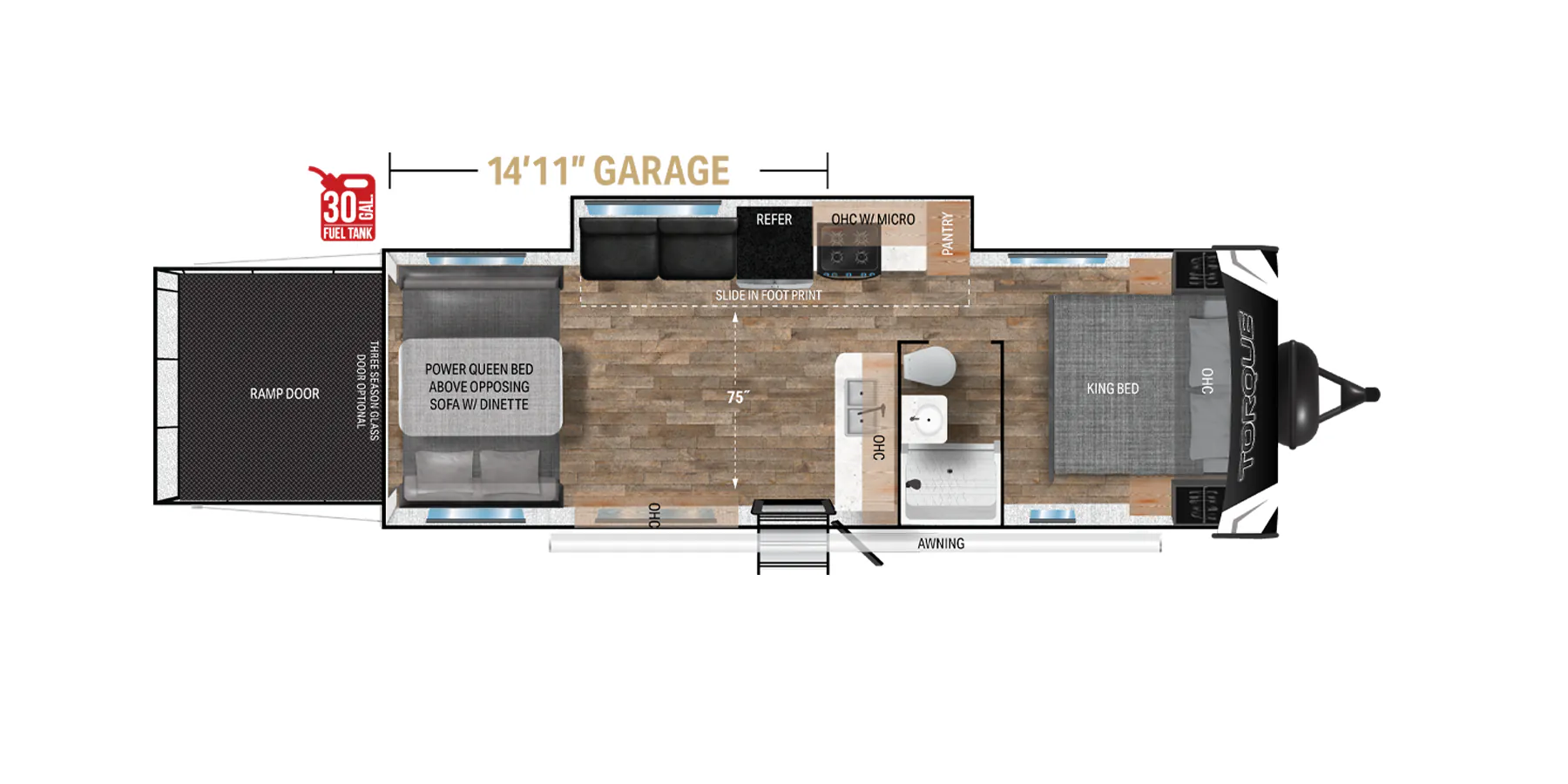Heartland Torque 2914 - Limiter floor plan