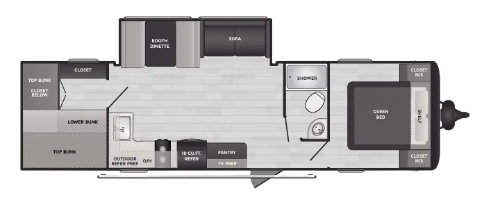 Keystone Springdale Classic 291BRC floor plan