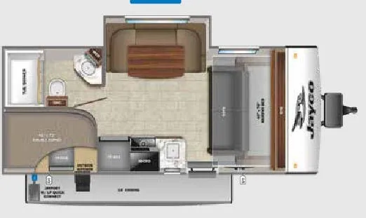 Jayco Jay Feather Micro 199MBS floor plan