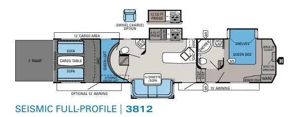 Jayco Seismic 3812 floor plan