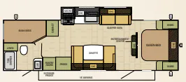 Starcraft Travel Star 299BHU floor plan
