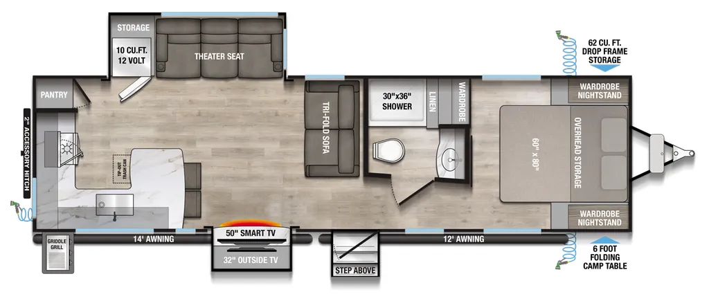 2026 Alliance RV Delta 294RK floor plan