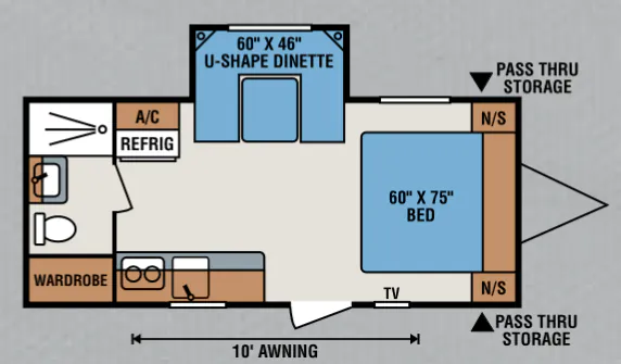 K-Z Spree Escape E200S floor plan