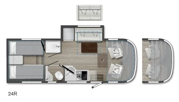 Winnebago Navion 24R floor plan