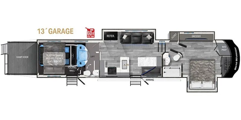 Heartland Road Warrior RW 414 floor plan