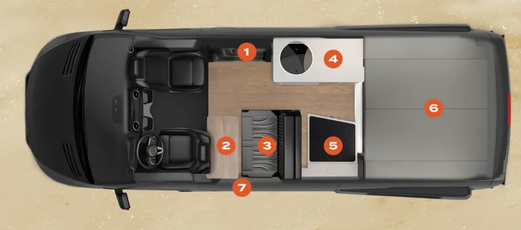 2025 Storyteller Overland Beast MODE OG - Floor plan