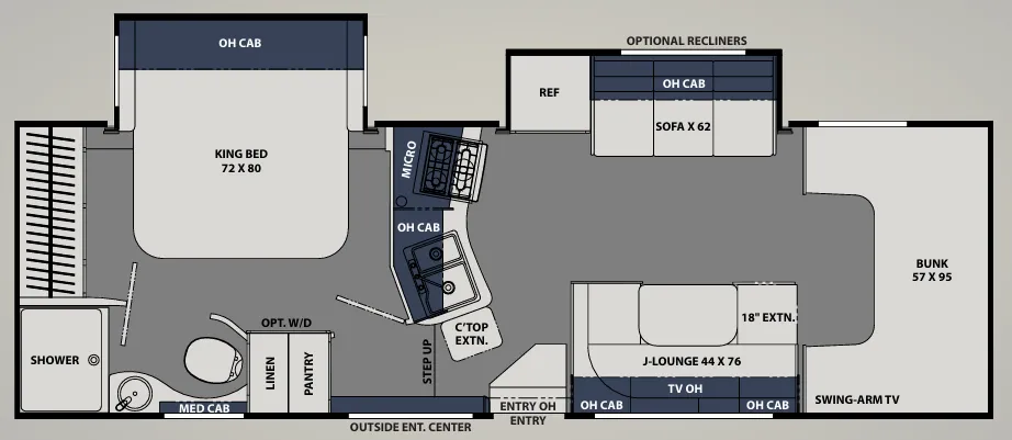 Coachmen Freelander Premier 29KB floor plan