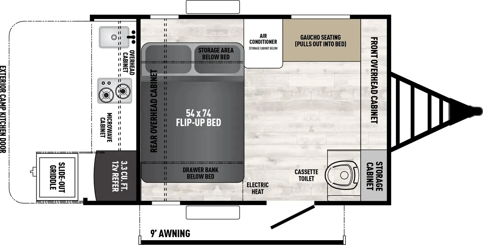 Coachmen Clipper 9000 Series & 12000 Series 12000ROK floor plan