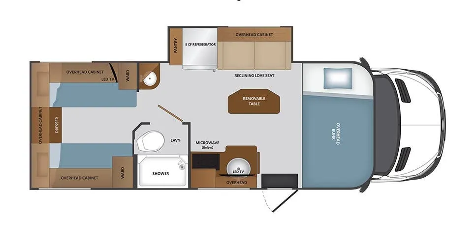 Fleetwood Insight 25T floor plan