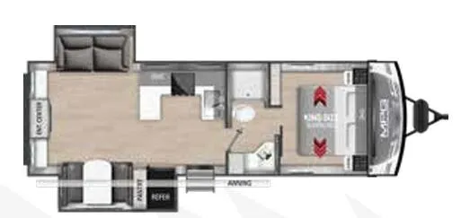 Cruiser RV MPG 2780RE floor plan