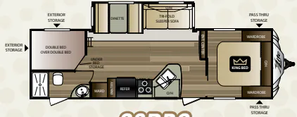 Keystone Cougar XLite 28RBS floor plan
