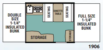 Forest River Viking Epic 1906 floor plan