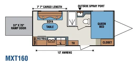 K-Z MXT MXT160 floor plan