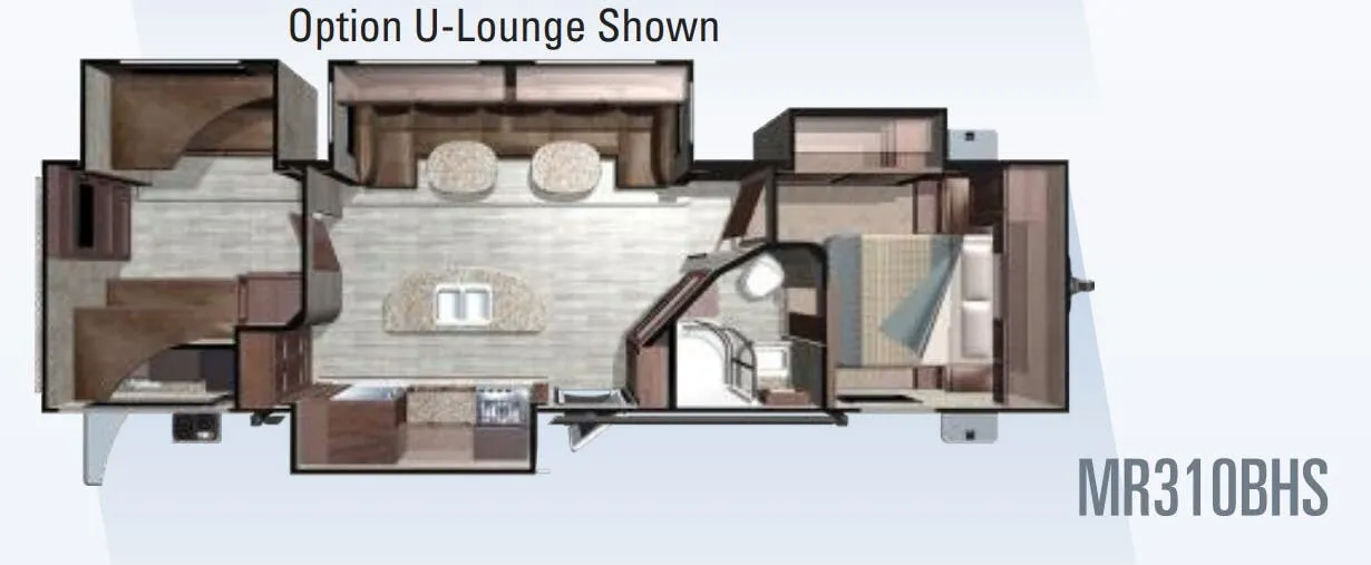 Highland Ridge Mesa Ridge MR310BHS floor plan
