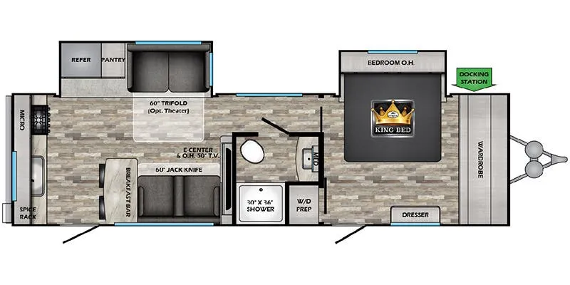 CrossRoads Cruiser Aire CR29RKL floor plan