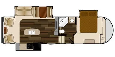 2016 Heartland Sundance 2880RLT floor plan