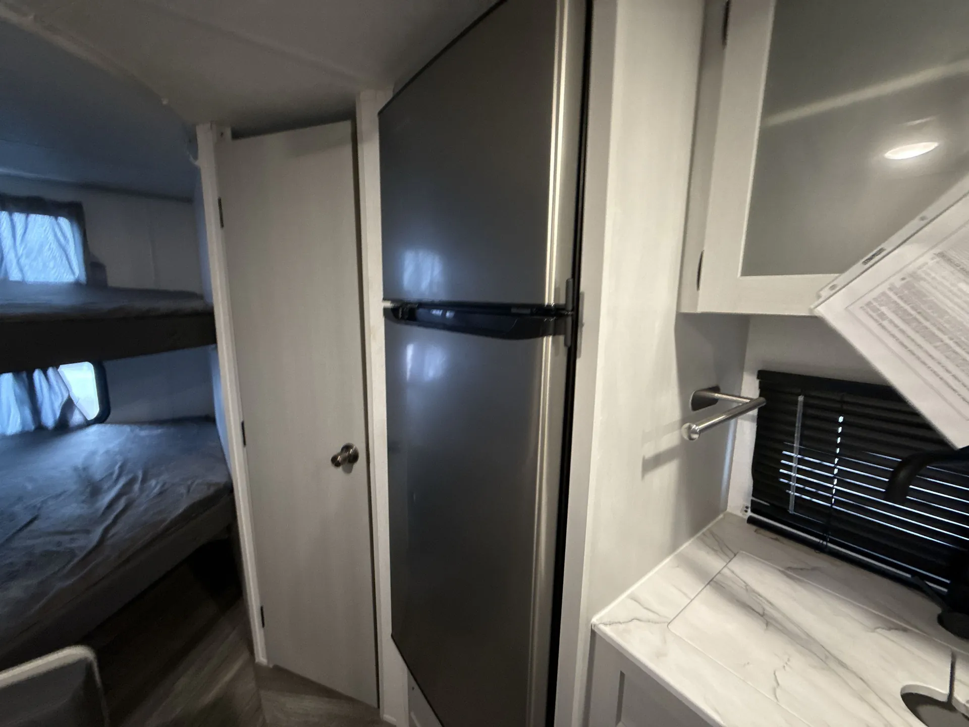 2021 Forest River Wildwood FSX 179DBK — fridge