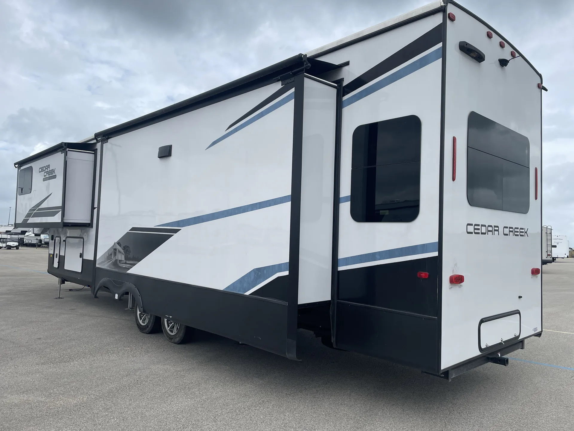 2024 Forest River Cedar Creek 380RL — off campside
