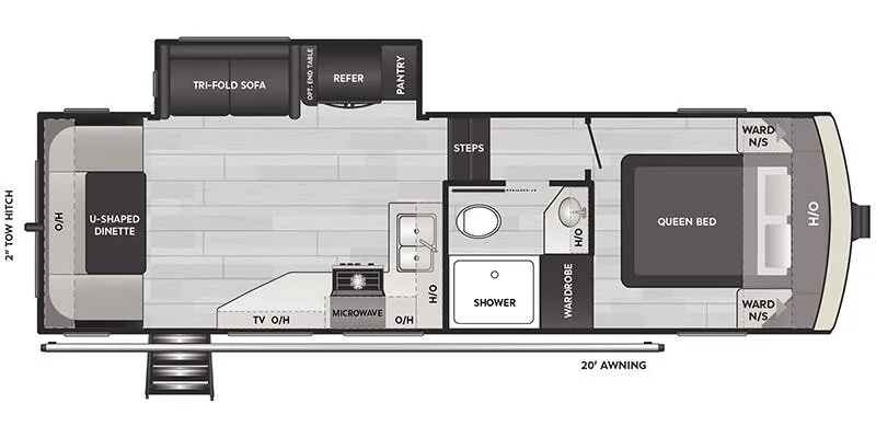 2025 Keystone Arcadia Select 25SRD floor plan