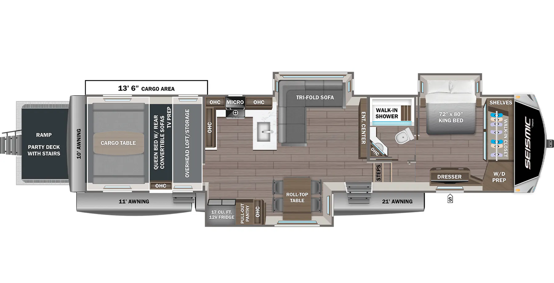 Jayco Seismic 399 floor plan