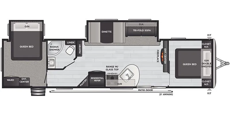 2020 Keystone Springdale 38FQ - Floor plan