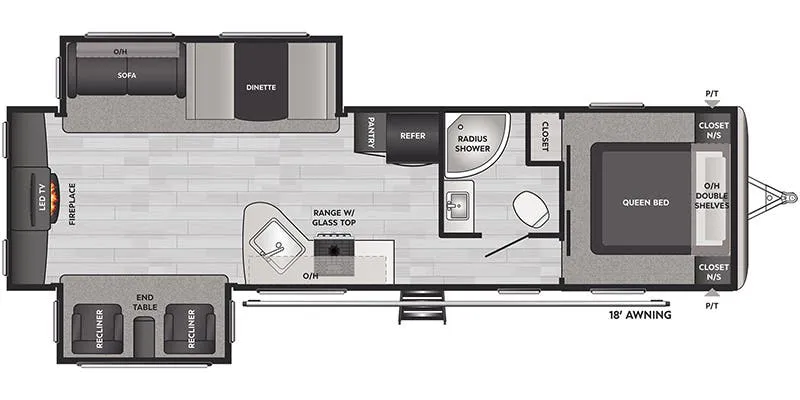 2013 Keystone Springdale 311RE - Floor plan