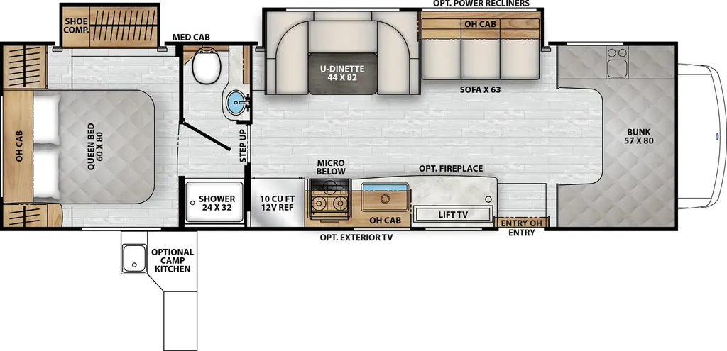 2026 Coachmen Freelander 31MB floor plan