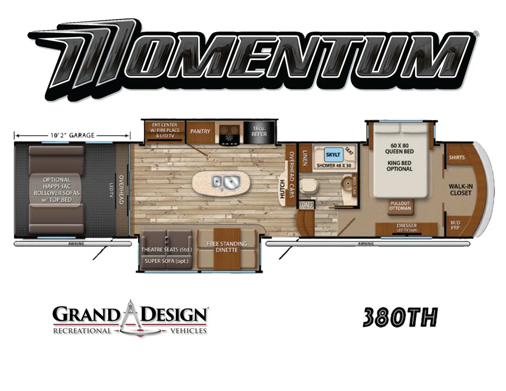 2016 Grand Design Momentum 380TH, Photos photo 2