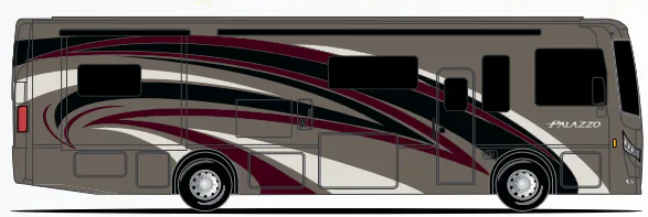 Thor Motor Coach Palazzo 37.4 exterior
