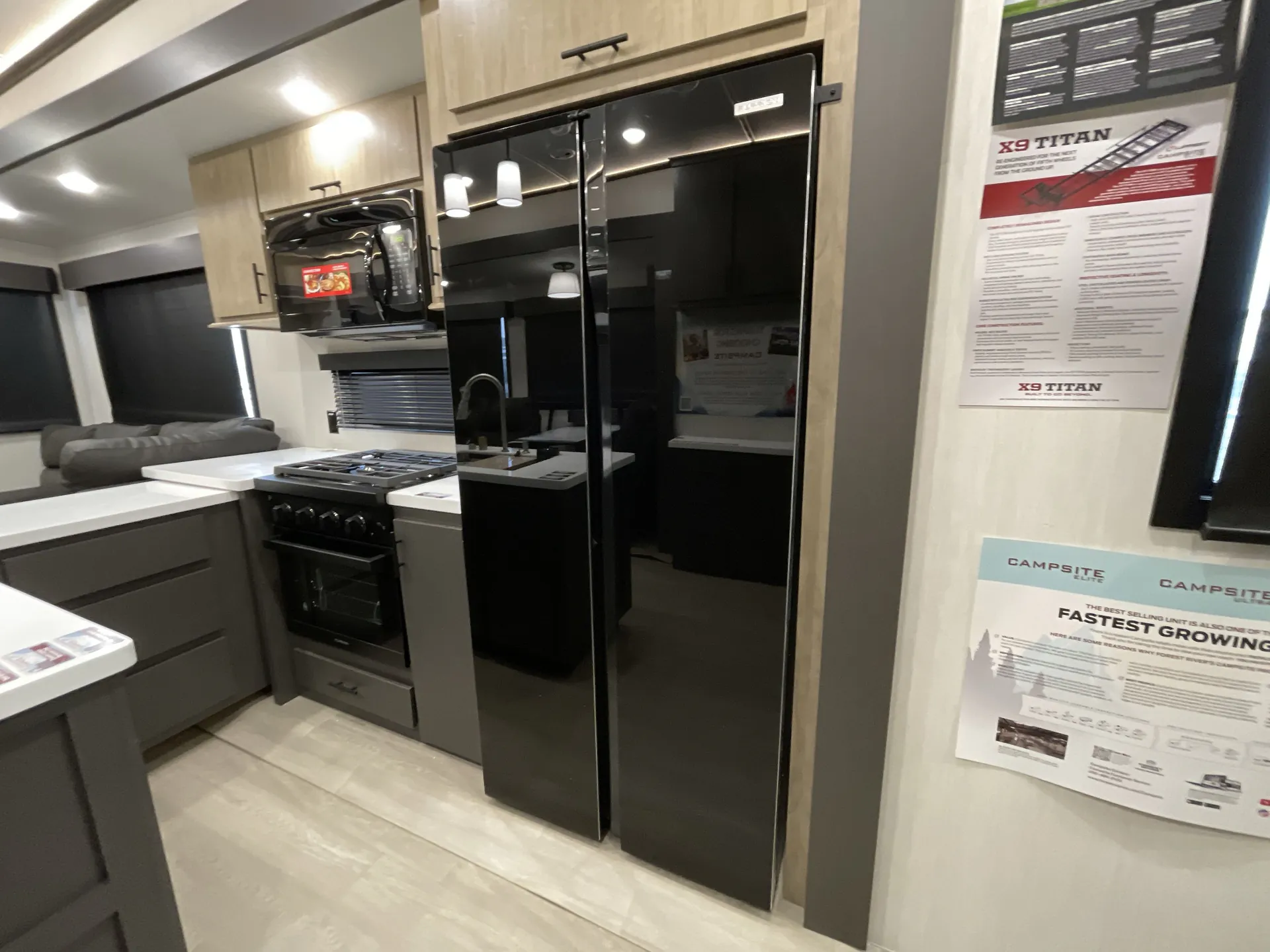 2026 Forest River Campsite Elite 36AK — fridge