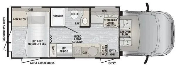 East to West Alita 22NF floor plan