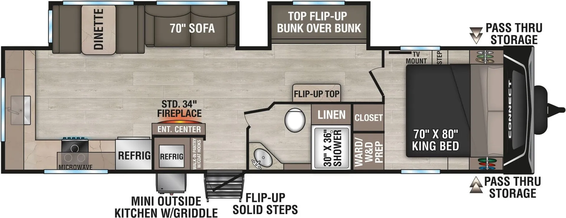 K-Z Connect C312BRK floor plan
