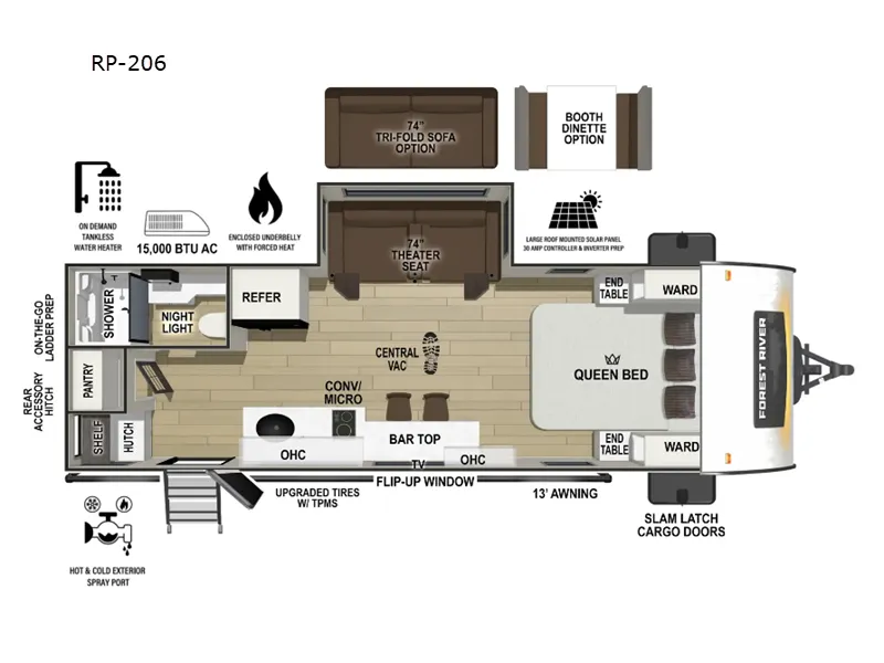 2026 Forest River R-Pod RP-206 - Photo 3