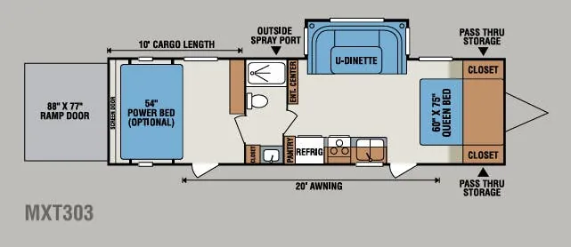 K-Z MXT MXT303 floor plan