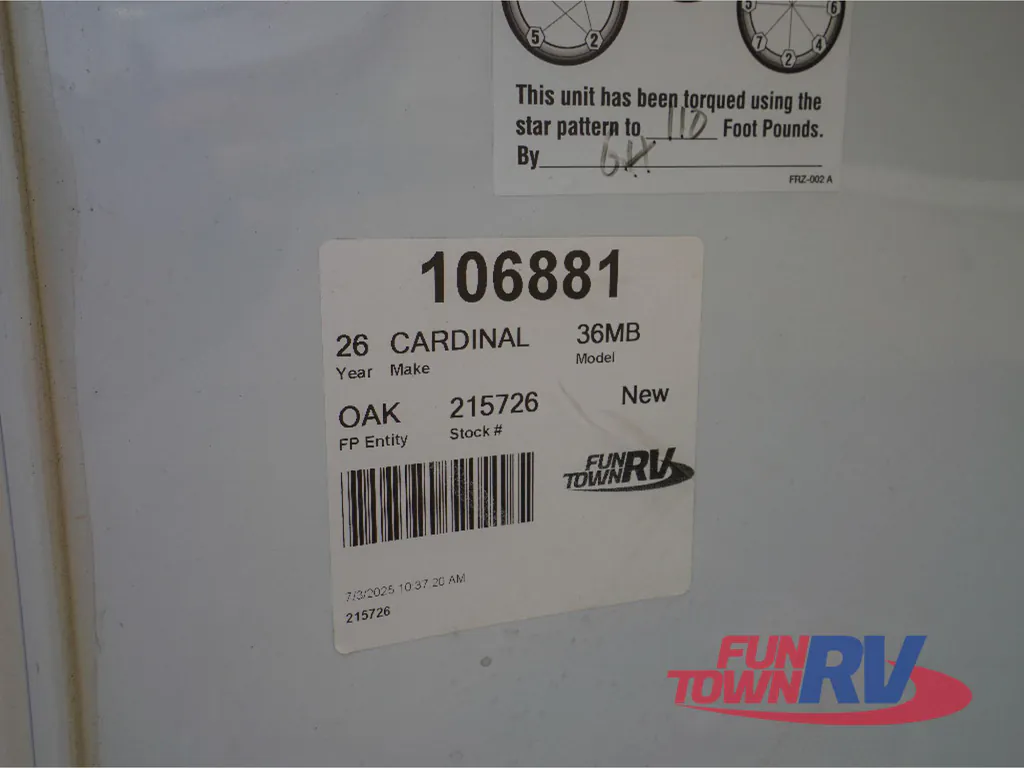 2026 Forest River Cardinal 36MB, Photos photo 37