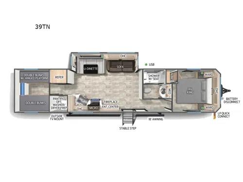 2026 Forest River Cherokee Timberwolf 39TN - Photo 3