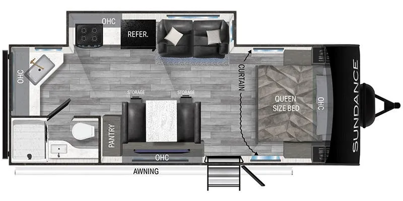 Heartland Sundance Ultra-Lite SDTT 231 ML floor plan