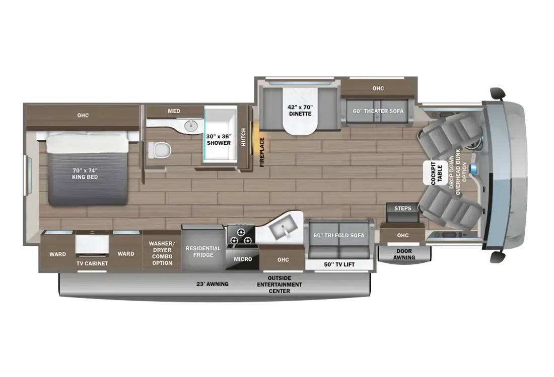 Entegra Coach Vision XL 34G floor plan