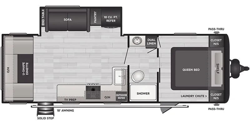 2025 Keystone Springdale East 256RD - Floor plan