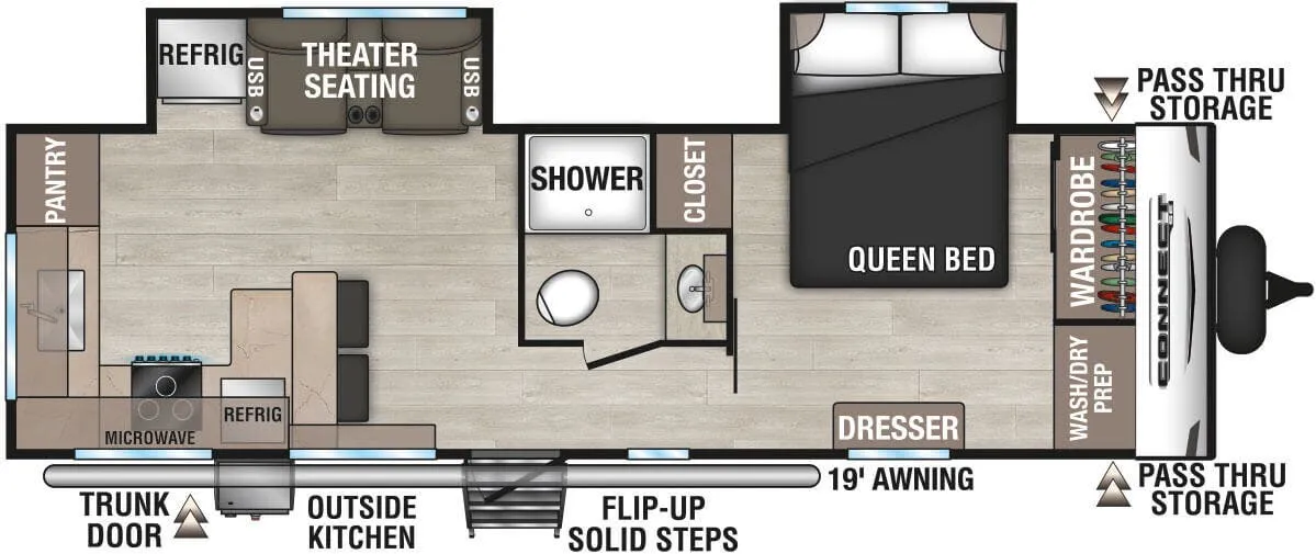 K-Z Connect SE C272RKSE floor plan