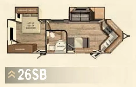 Cruiser RV ViewFinder Signature 26SB floor plan