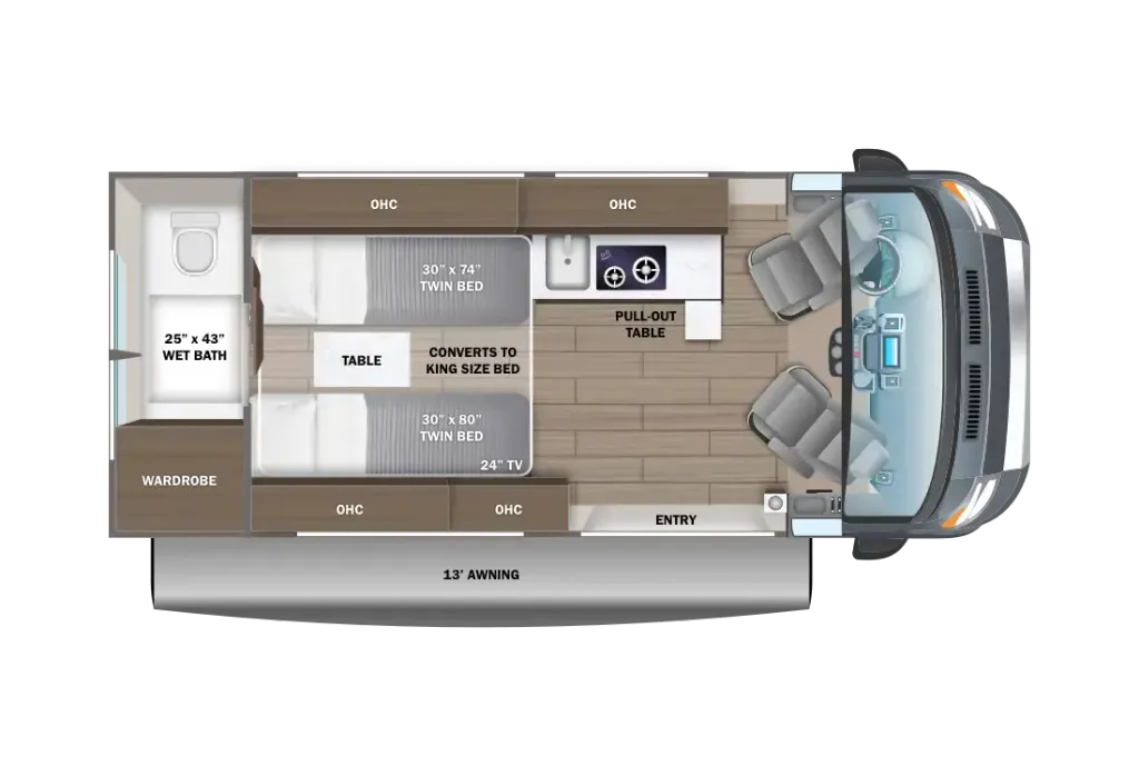 2027 Entegra Coach Ethos 20T floor plan