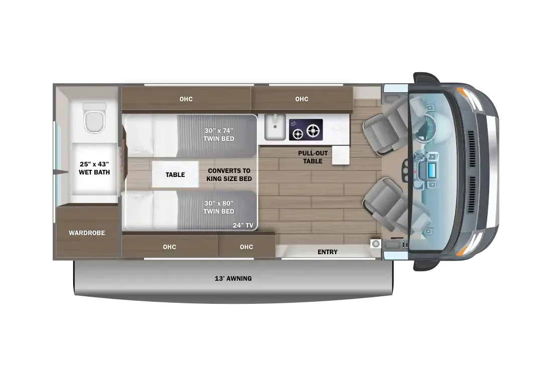 2027 Entegra Coach Ethos 20T - Floor plan