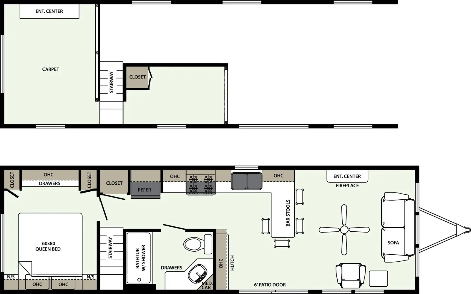 Forest River Quailridge 39FLSKL floor plan