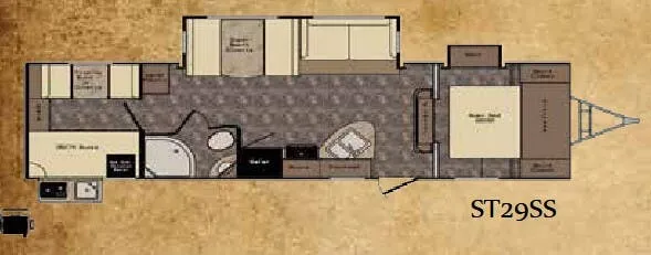 CrossRoads Sunset Trail Reserve ST29SS floor plan